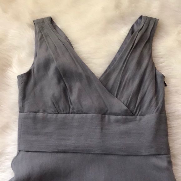 J. Crew Dresses & Skirts - J.Crew silk cocktail party dress gray fully lined